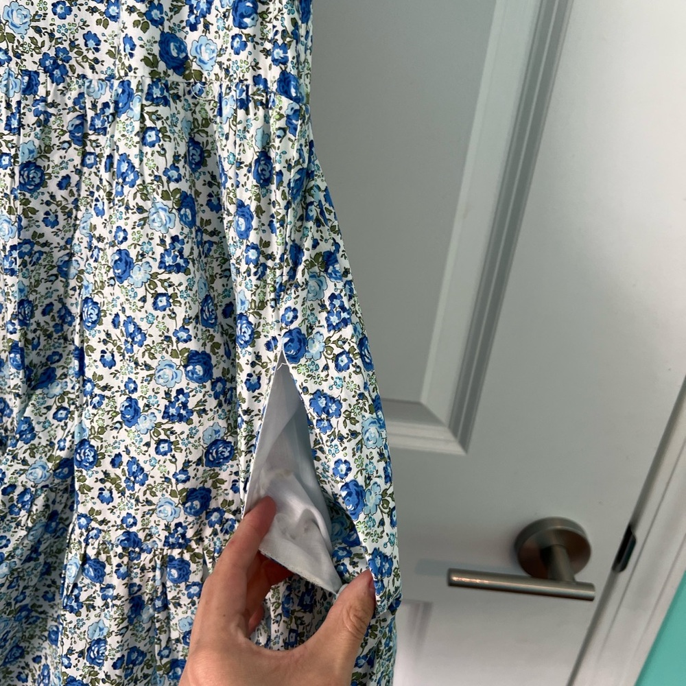 Hyacinth House Tuckernuck Floral Dress Coastal Nantucket Classy Cotton Small - Picture 4 of 5